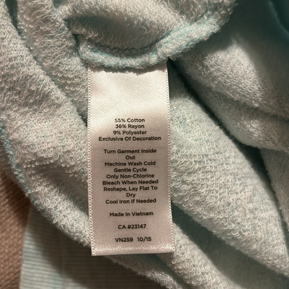 Talbots drawstring neck sweatshirt Size M - Picture 9 of 10